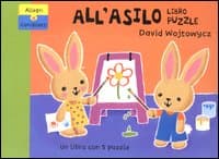 Allegri coniglietti all'asilo. Libro puzzle