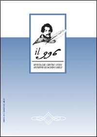 996. Rivista del Centro studi «Giuseppe Gioachino Belli»