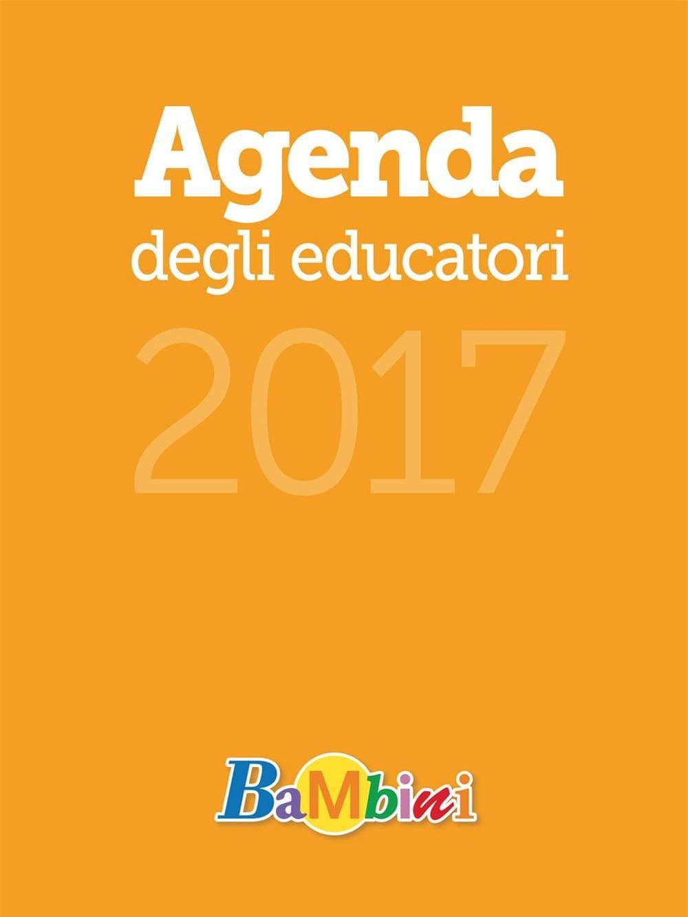 Agenda degli educatori 2017-18