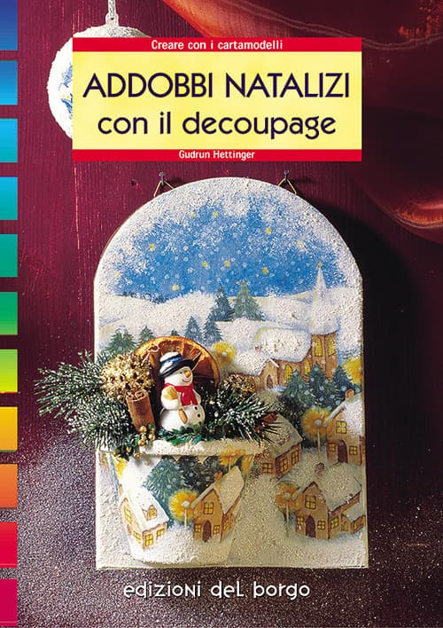 Addobbi natalizi con il découpage