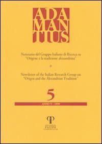 Adamantius. Notiziario del Gruppo italiano di ricerca su «Origene e la tradizione alessandrina»