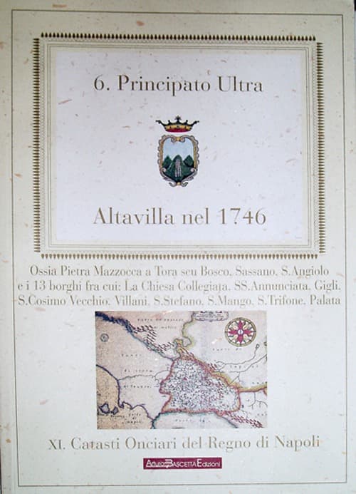 Altavilla nel 1746 (Sassano, Tora, S. Angelo)