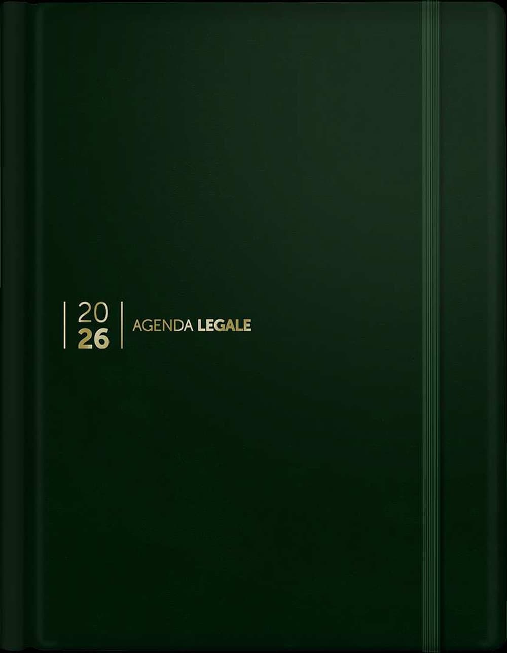 Agenda legale 2026. Ediz. skin dark green