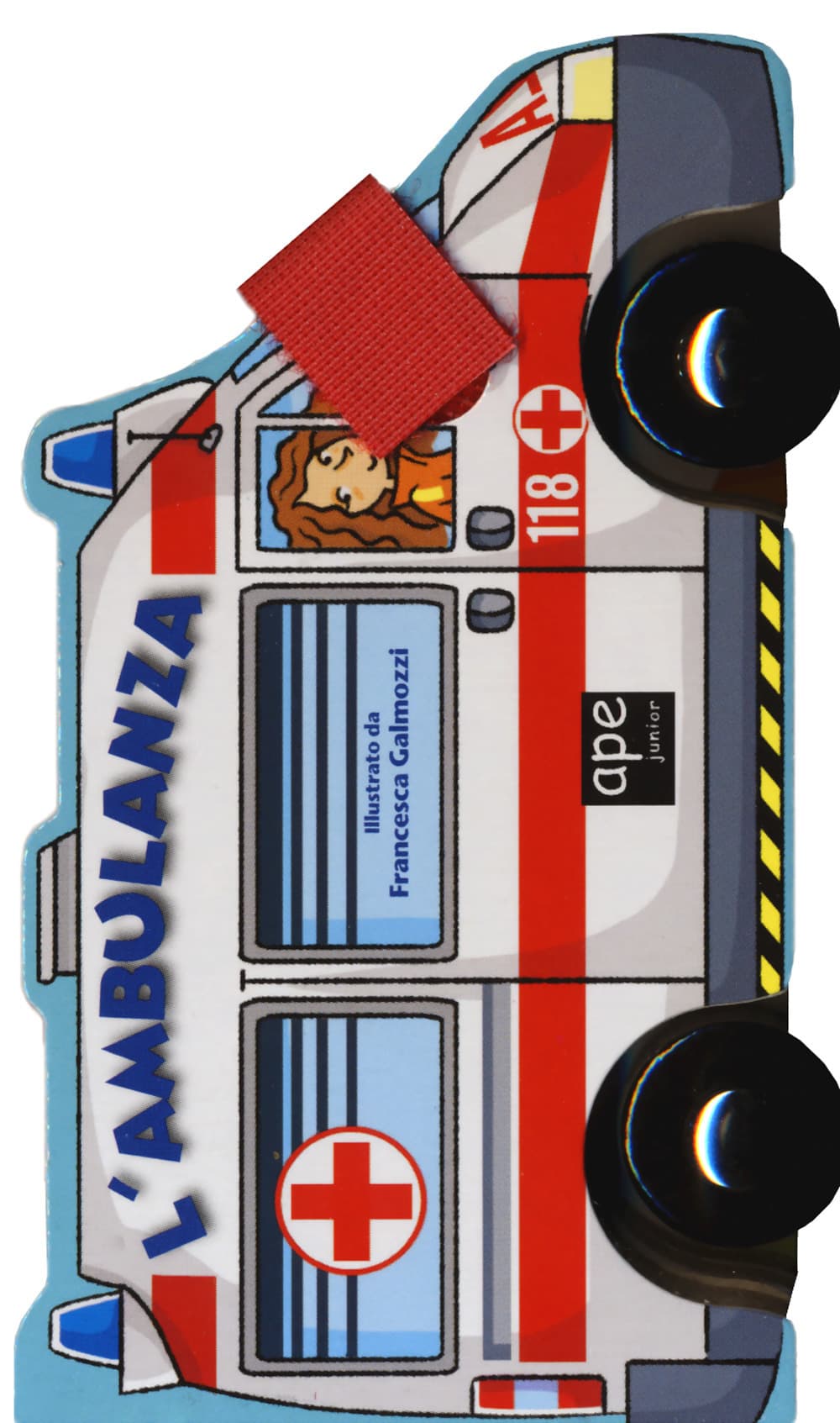 Ambulanza. Libro macchinina