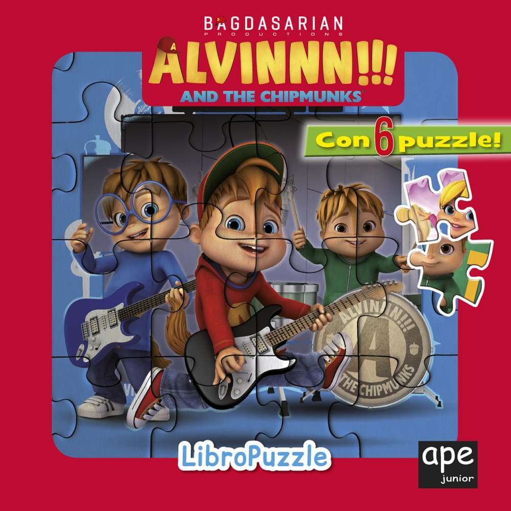 Alvinnn!!! and the Chipmunks. Libro puzzle