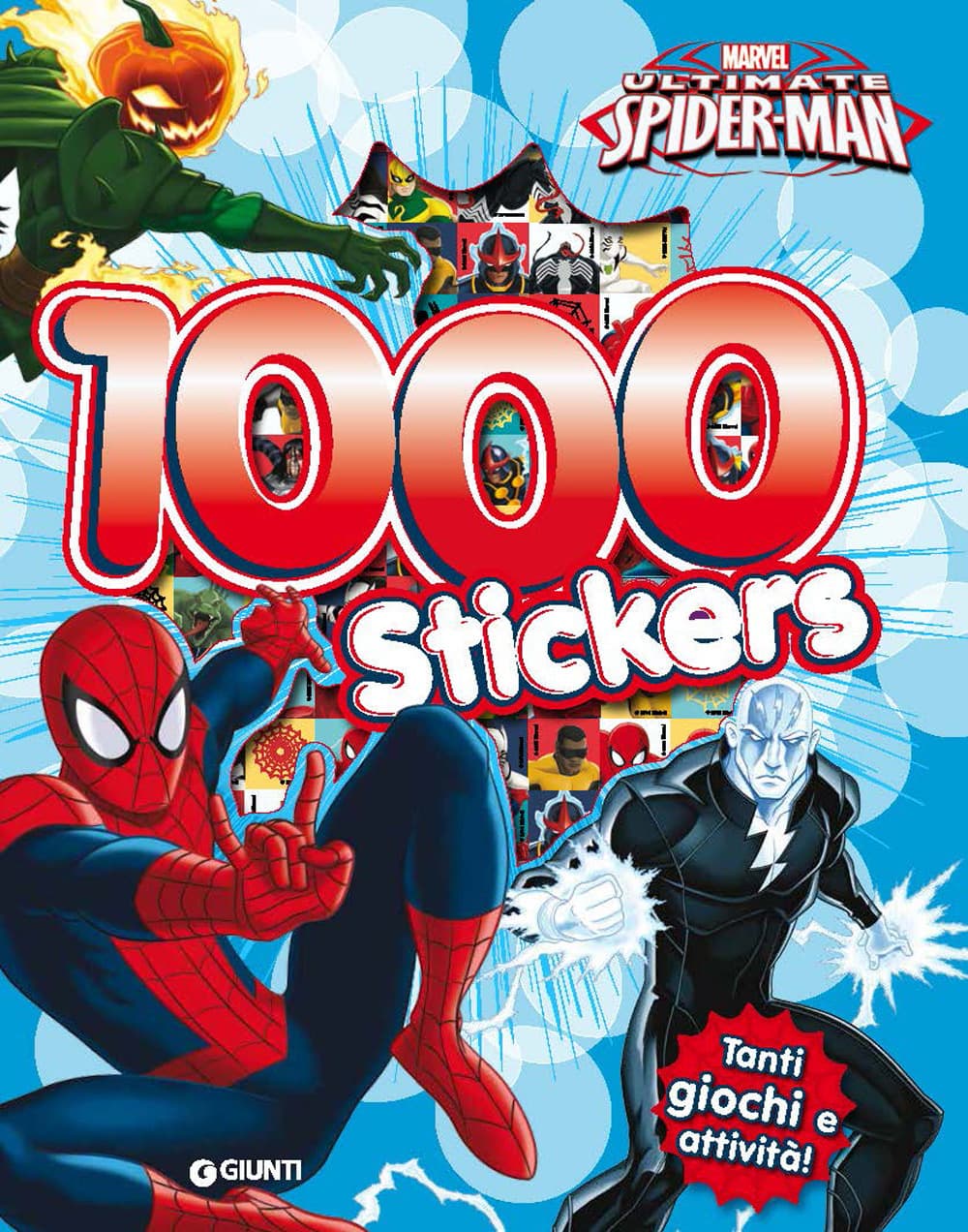 1000 stickers Ultimate Spider-man. Con adesivi