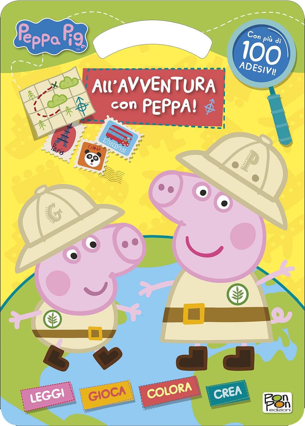 All'avventura di Peppa. Activity book. Peppa Pig. Con adesivi