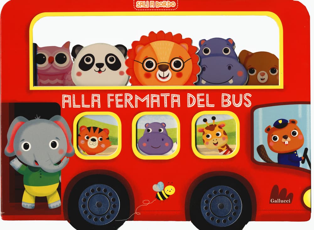 Alla fermata del bus. Sali a bordo