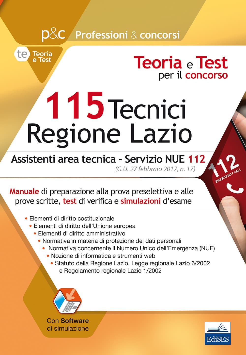 115 Tecnici Regione Lazio. Assistenti area tecnica per il Servizio NUE 112
