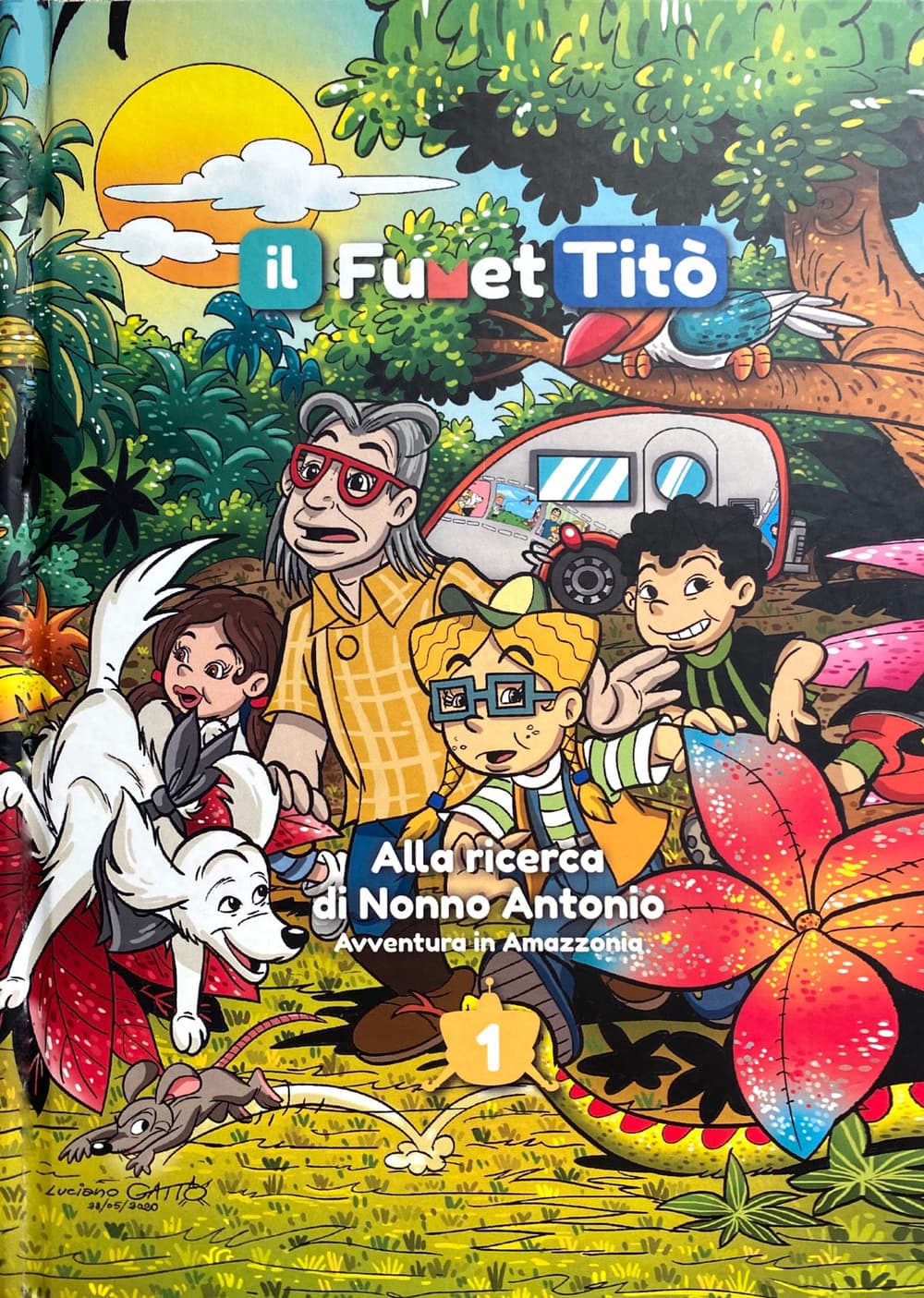 Alla ricerca di nonno Antonio. Avventura in Amazzonia. Il fumetTitò