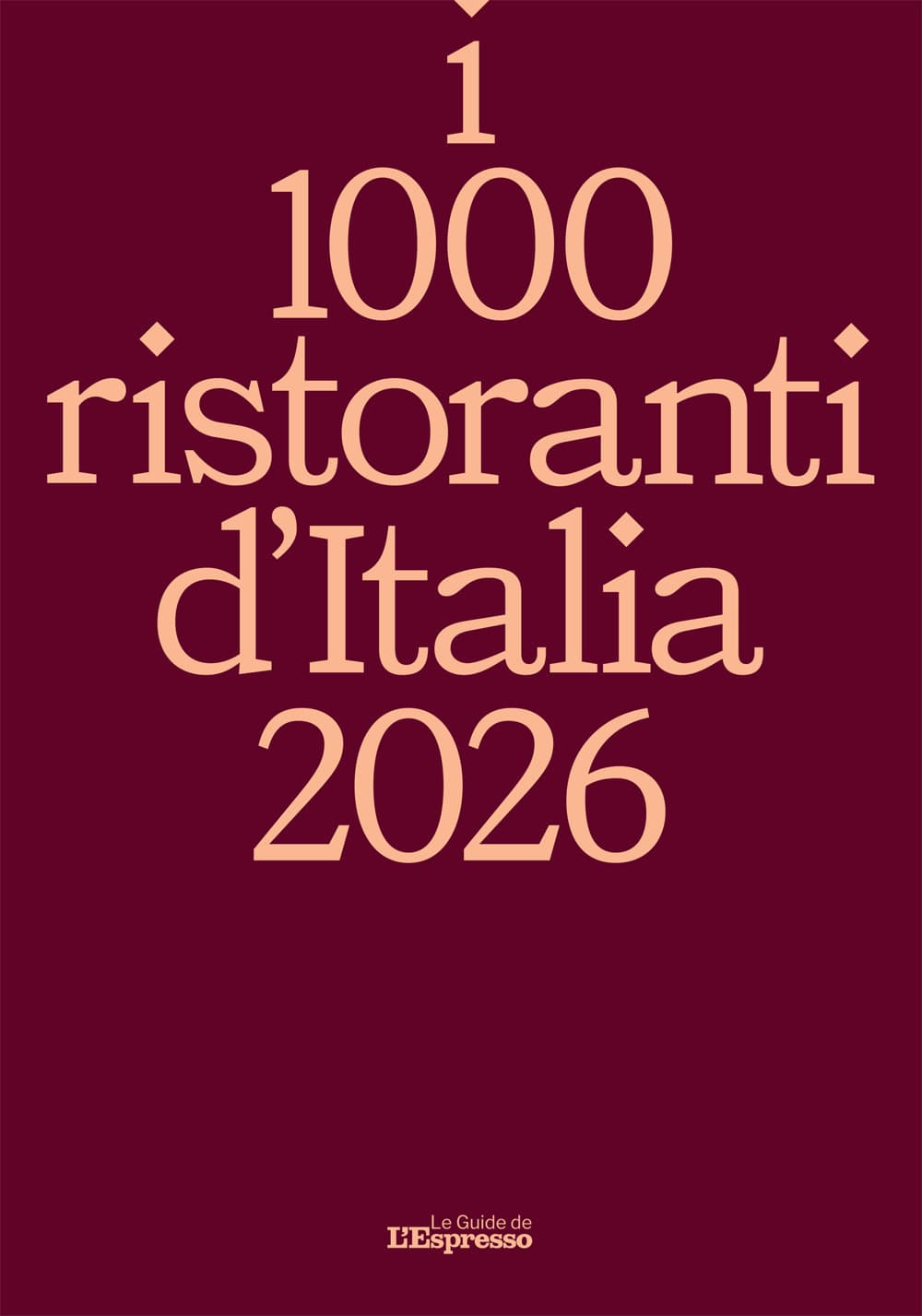 1000 ristoranti d'Italia 2026