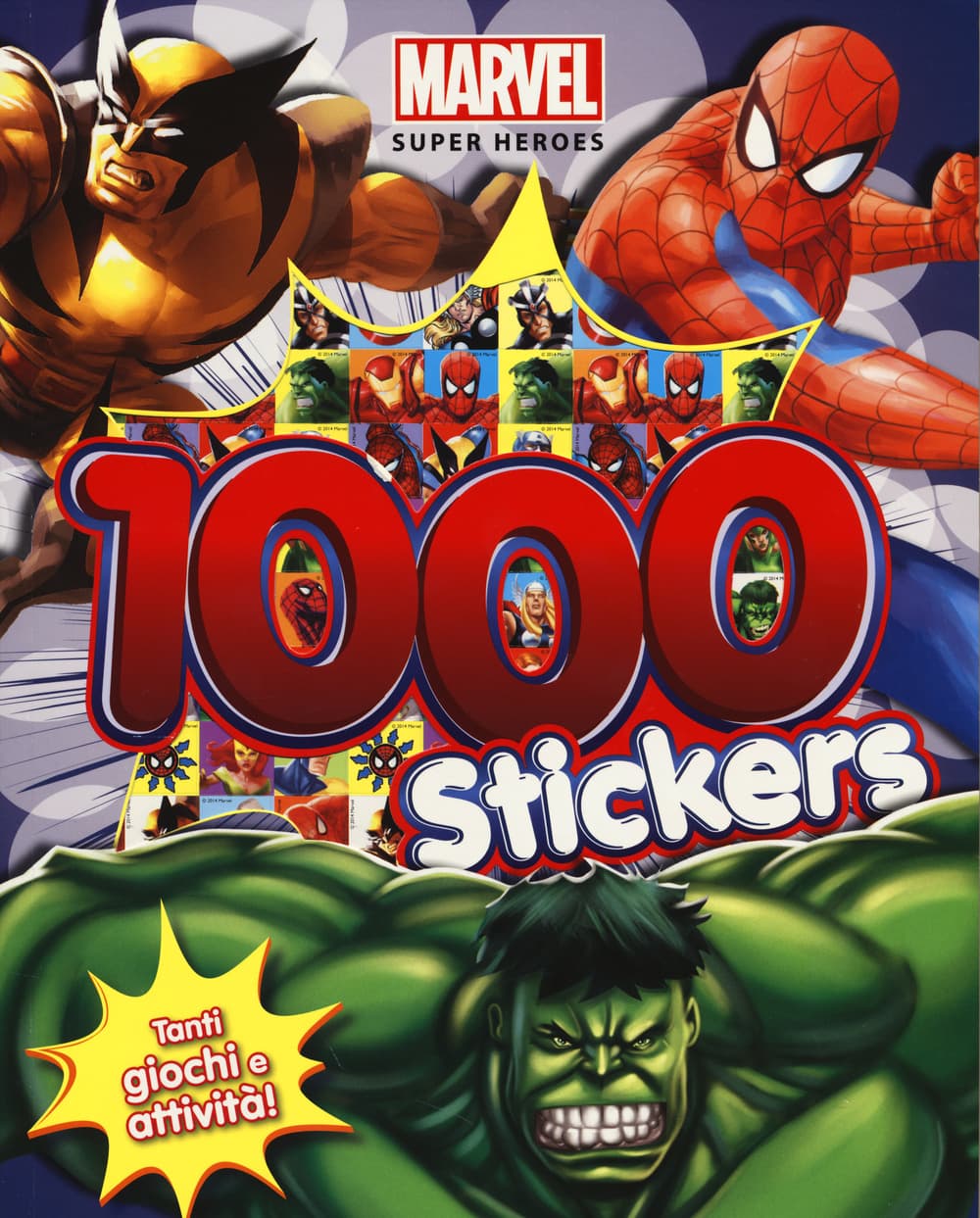 1000 stickers. Marvel super heroes
