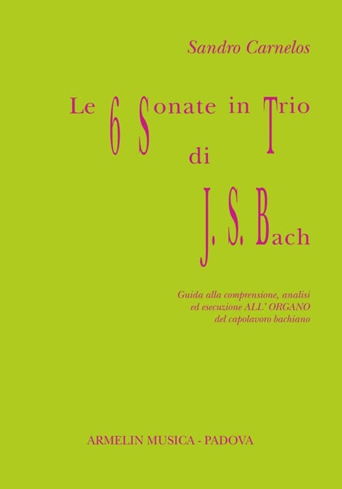 6 sonate in trio di J. S. Bach. Guida alla comprensione, analisi ed esecuzione all'organo del capolavoro bachiano