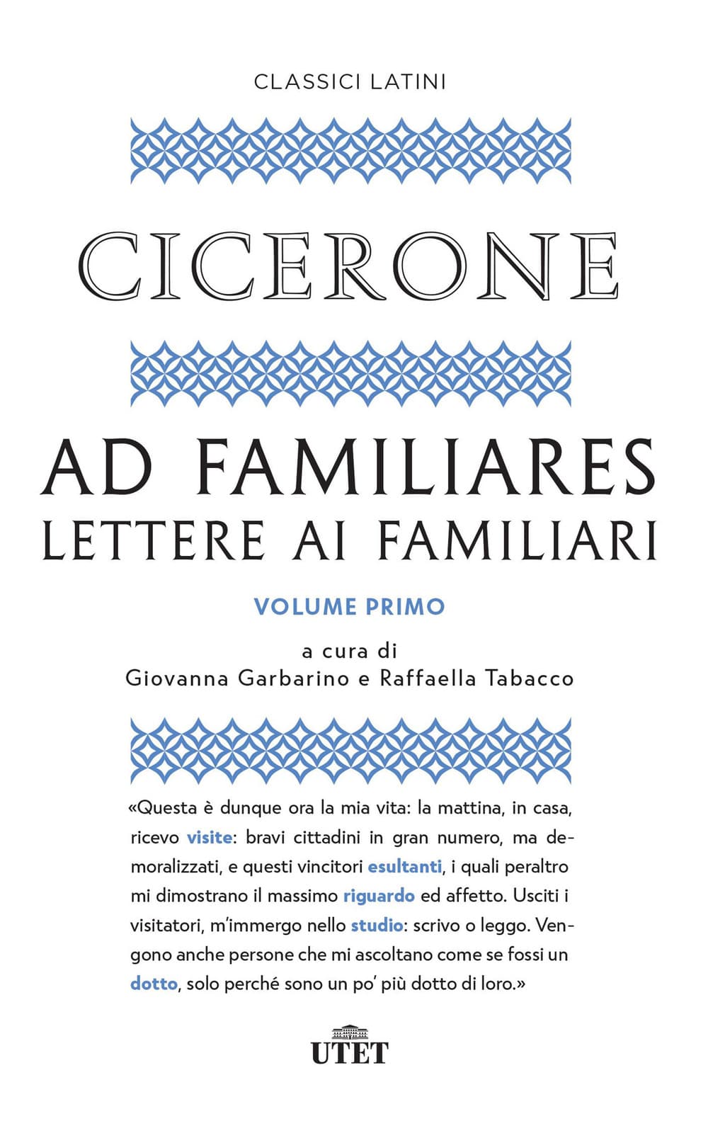 Ad familiares. Lettere ai familiari