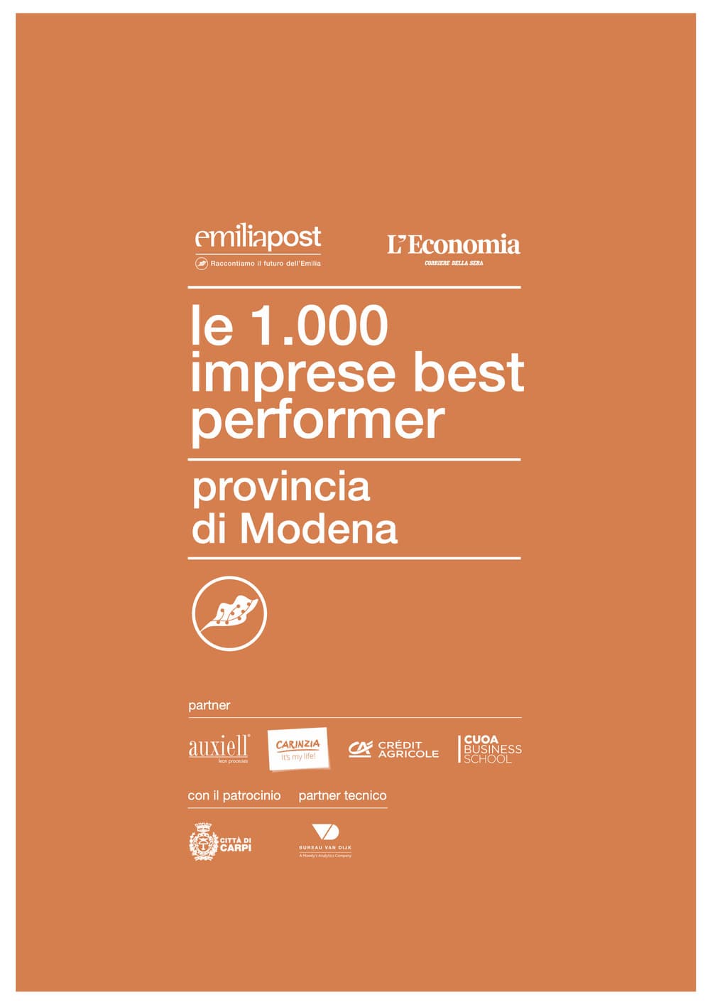 1000 imprese best performer 2023. Provincia di Modena