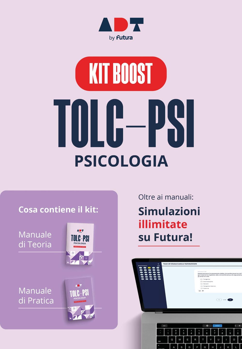Accademia dei test. TOLC-PSI. Psicologia. Kit boost