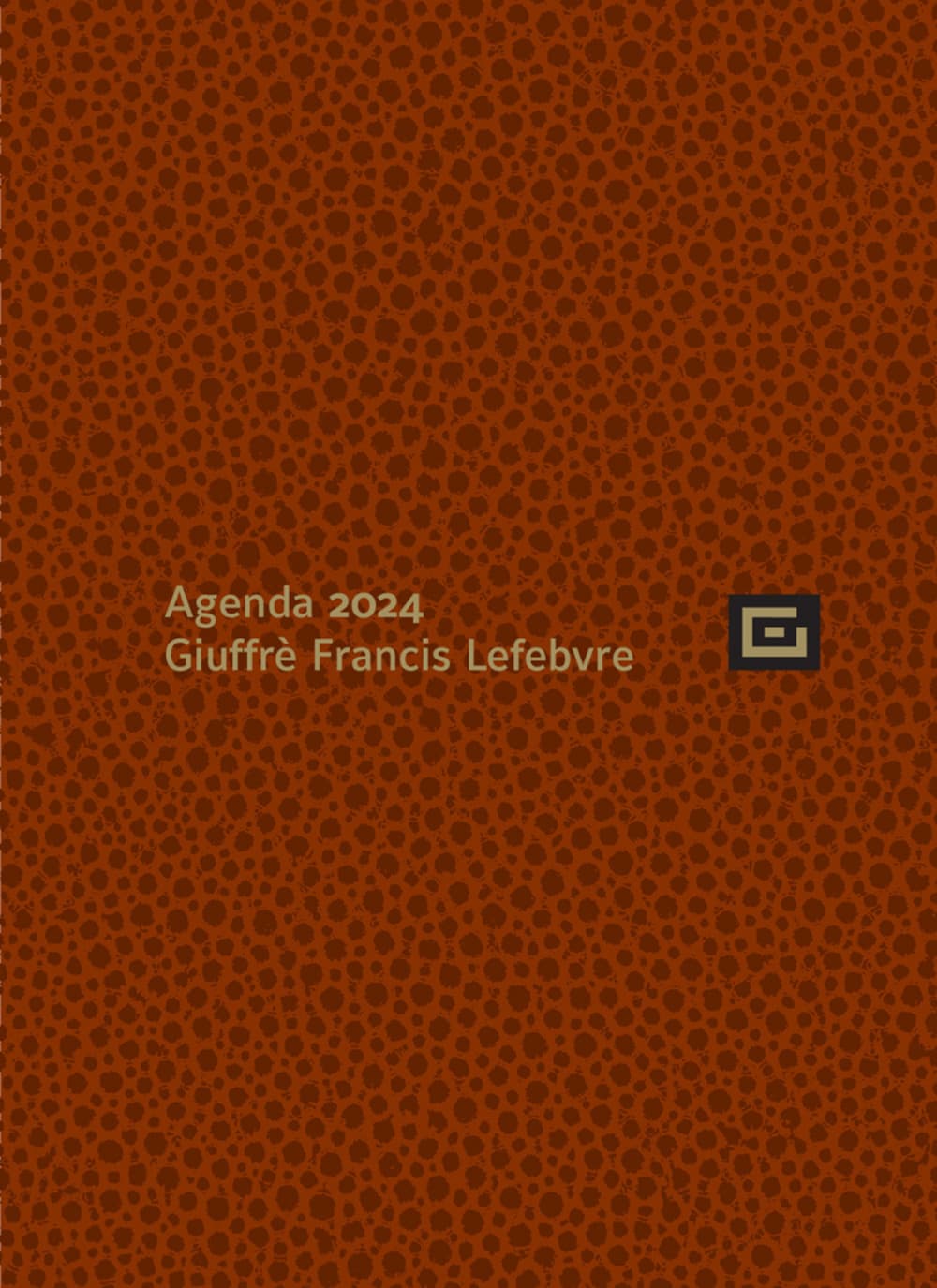 Agenda studio 2024. Ediz. marrone