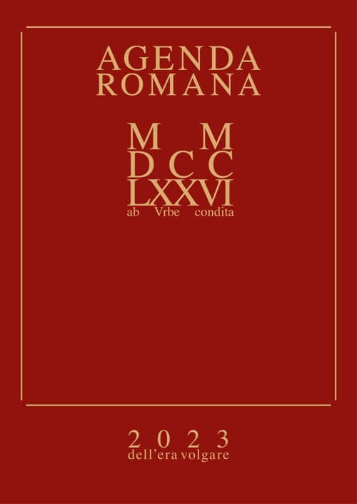 Agenda romana settimanale MMDCCLXXVI ab Urbe condita. 2023