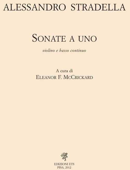 Alessandro Stradella. Opera omnia. Serie VII