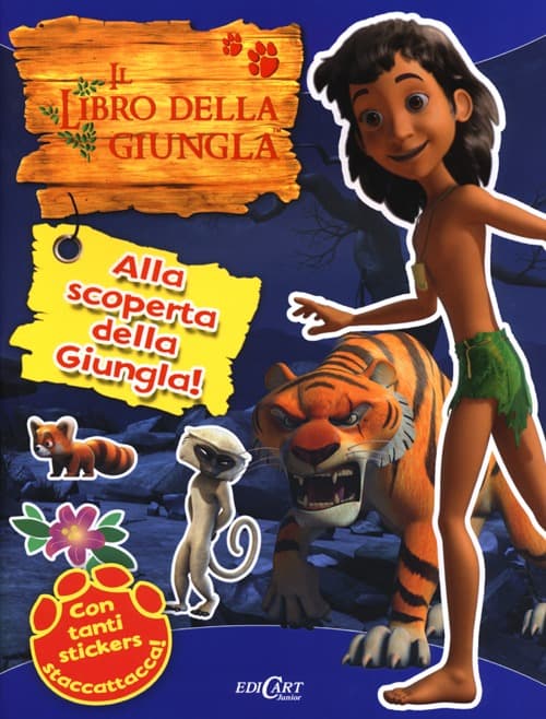 Alla scoperta della giungla! Il libro della giungla. Con adesivi