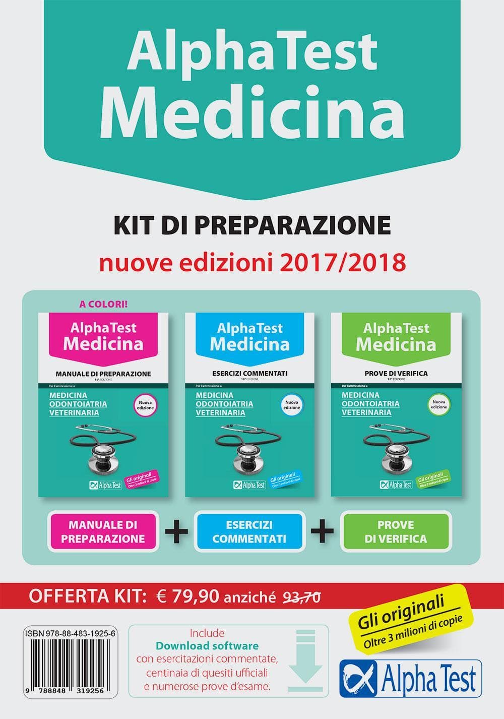 Alpha Test. Medicina, odontoiatria, veterinaria. Kit di preparazione