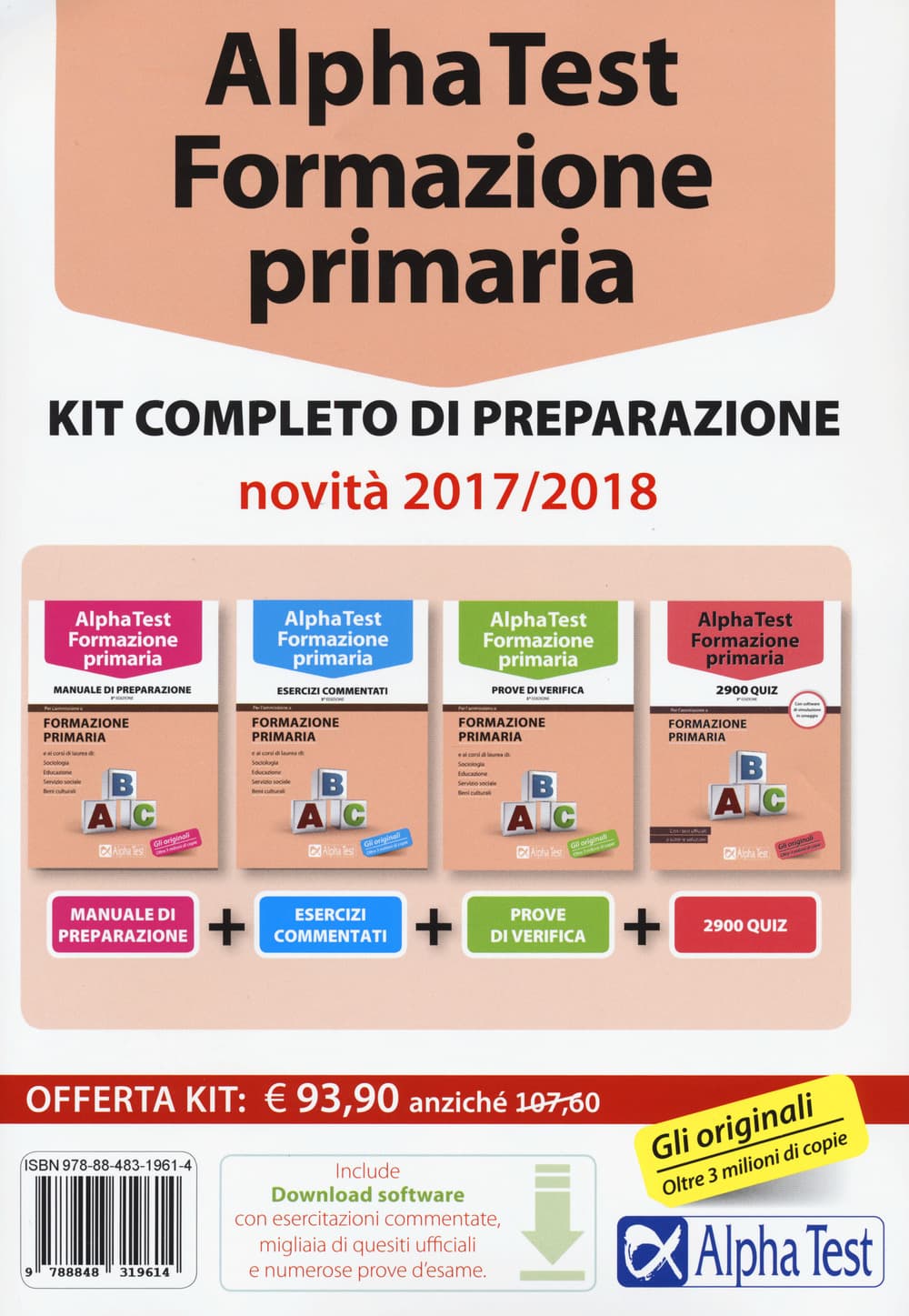 Alpha Test. Formazione primaria. Kit completo di preparazione
