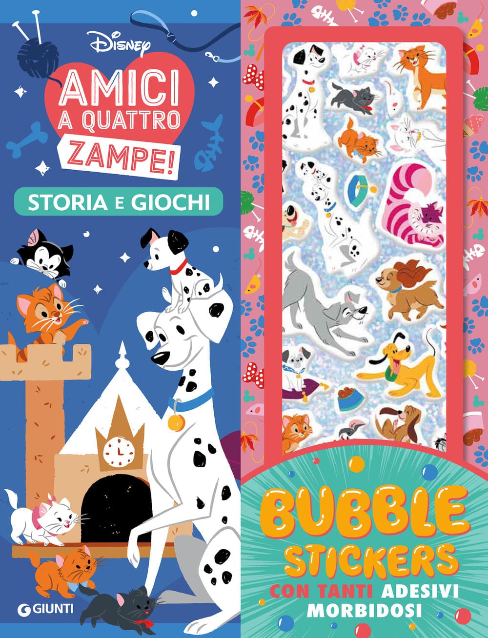 Amici a quattro zampe! Bubble stickers. Storia e giochi