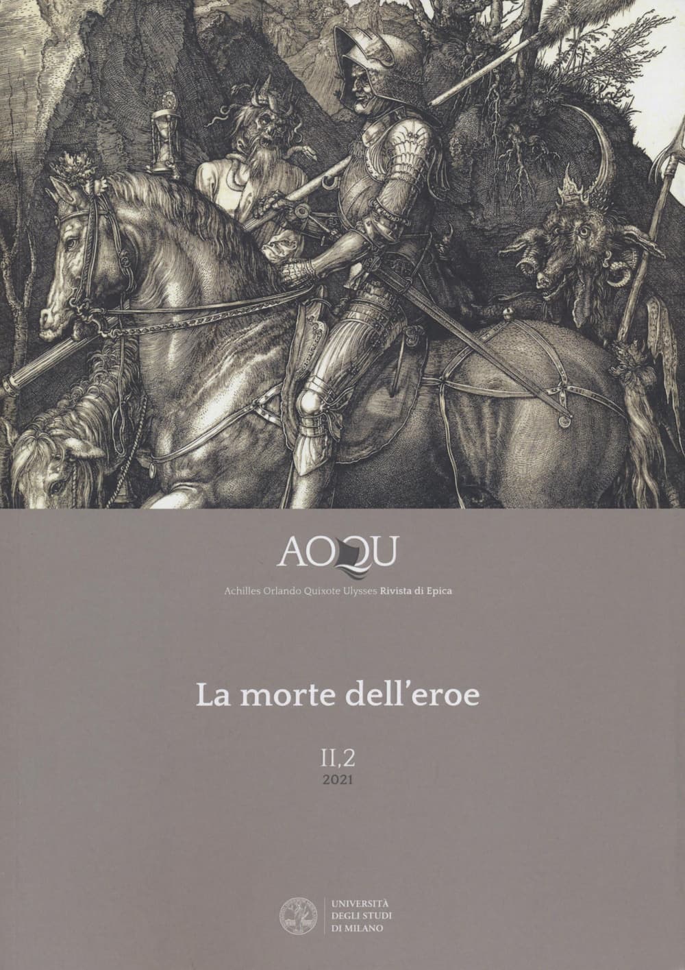AOQU. Achilles Orlando Quixote Ulysses. Rivista di epica