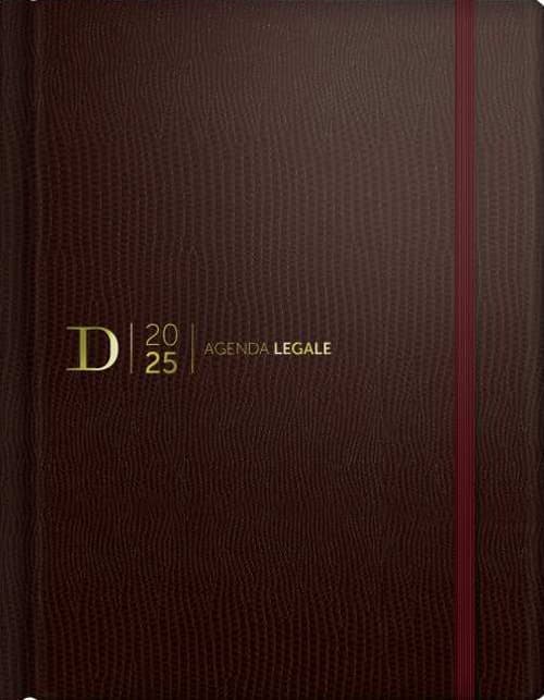 Agenda legale 2025. Ediz. bordeaux