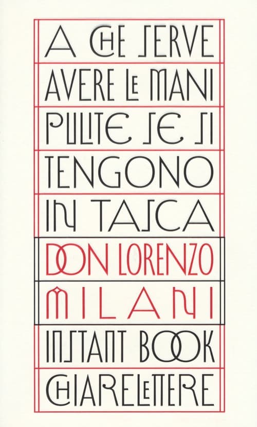 A che serve avere le mani pulite se si tengono in tasca