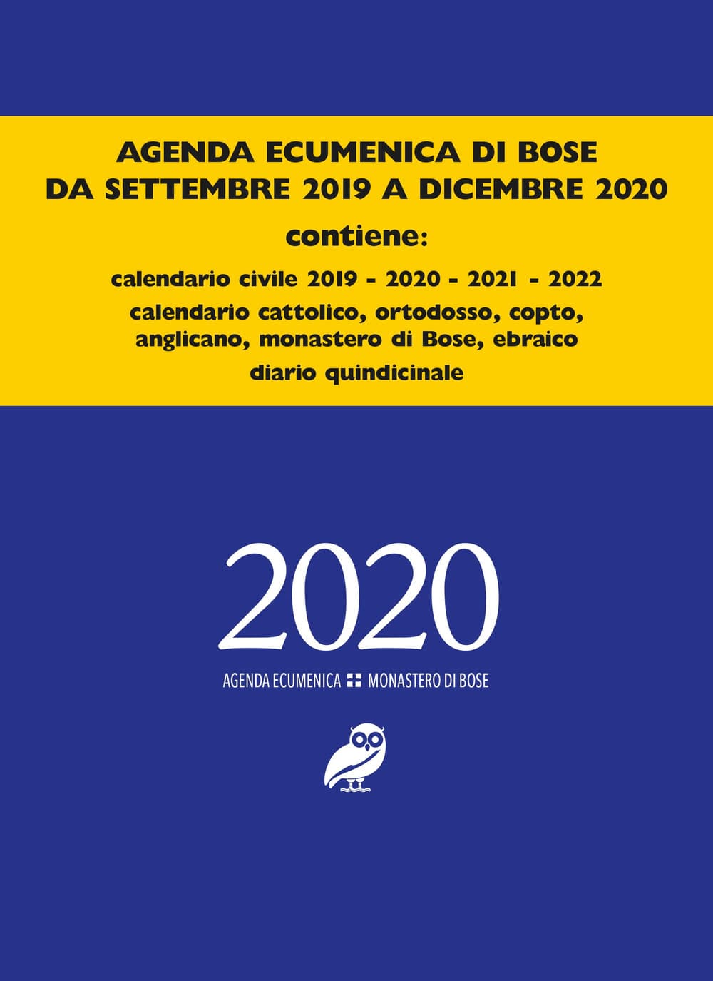Agenda ecumenica di Bose 2020