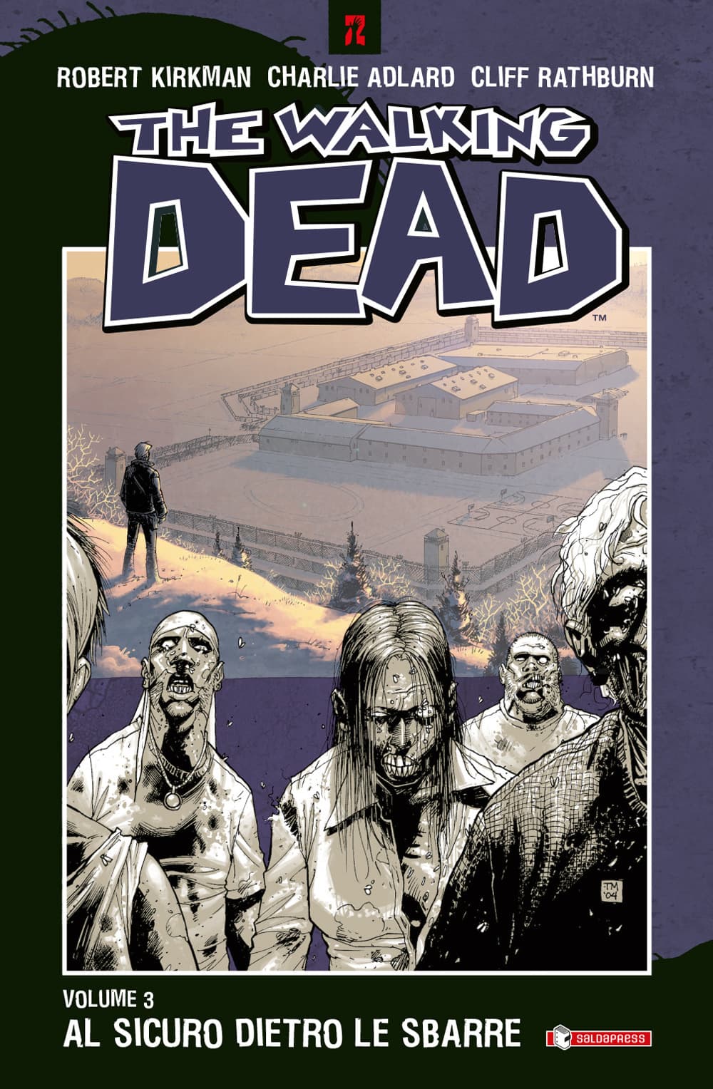 Al sicuro dietro le sbarre. The walking dead