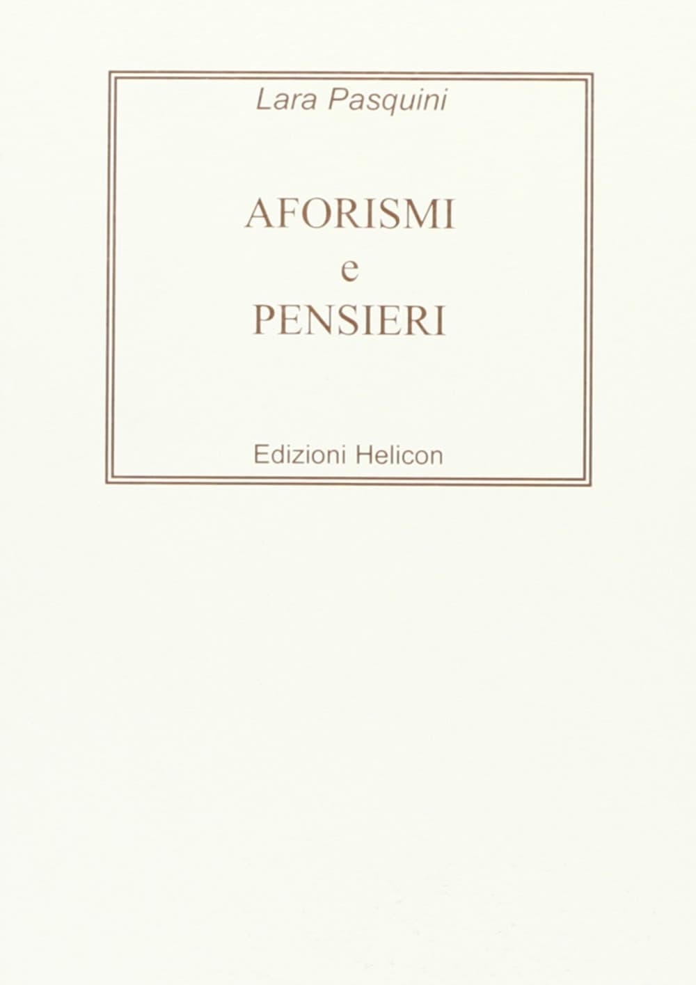 Aforismi e pensieri