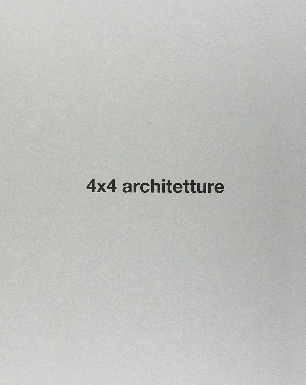4x4 Architetture