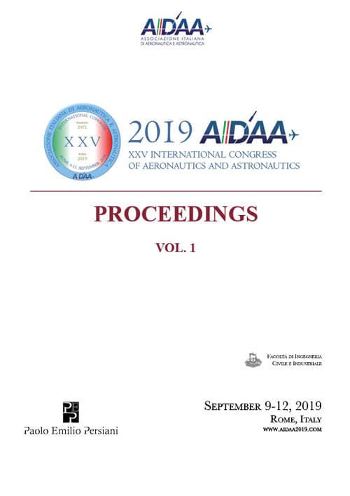 2019 AIDAA. Proceedings. 25th International Congress of Aeronautics and Astronautics
